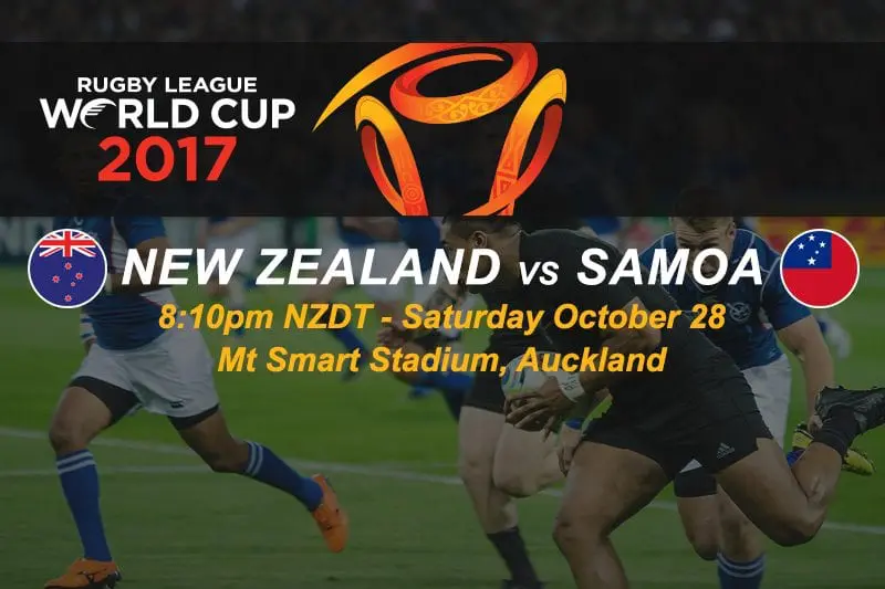 New Zealand vs. Samoa tips & specials – Rugby League World Cup