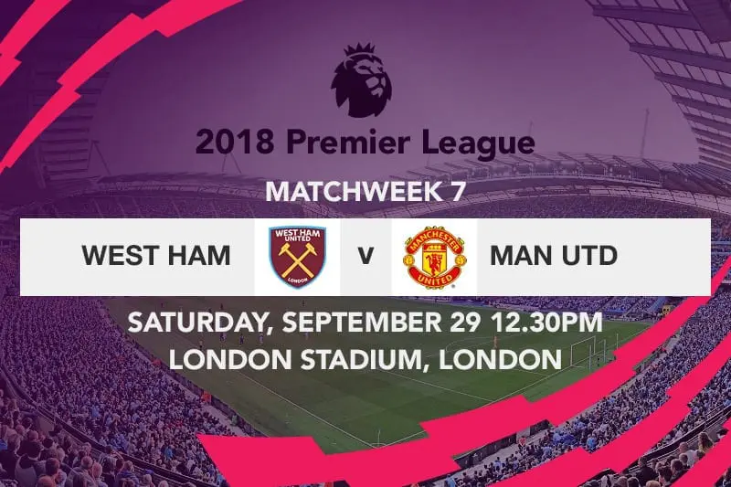 West Ham vs. Manchester United total goals tips – 2018/19 EPL betting