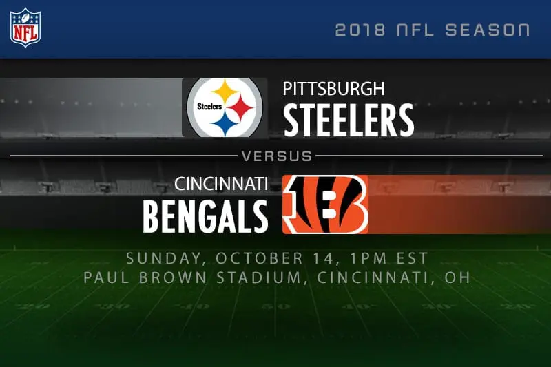 Pittsburgh Steelers vs. Cincinnati Bengals NFL week 6 over/under odds