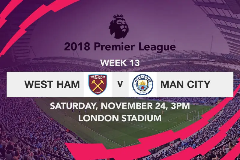 West Ham vs. Manchester City 1st/2nd half betting – 2018/19 EPL tips