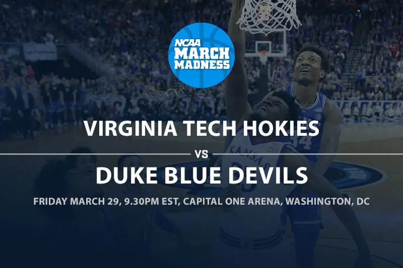 Virginia Tech vs. Duke betting – free March Madness tips & analysis