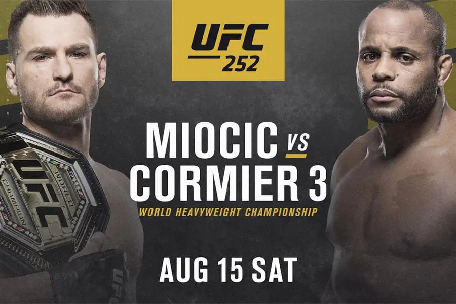 UFC 252: Miocic vs Cormier 3 betting picks & odds