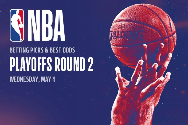 NBA Playoffs Round 2 betting picks & top odds – Game 2, May 4