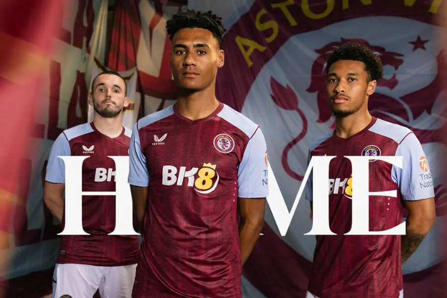 Aston Villa facing backlash over Sportsbook BK8 sponsorship on their kit