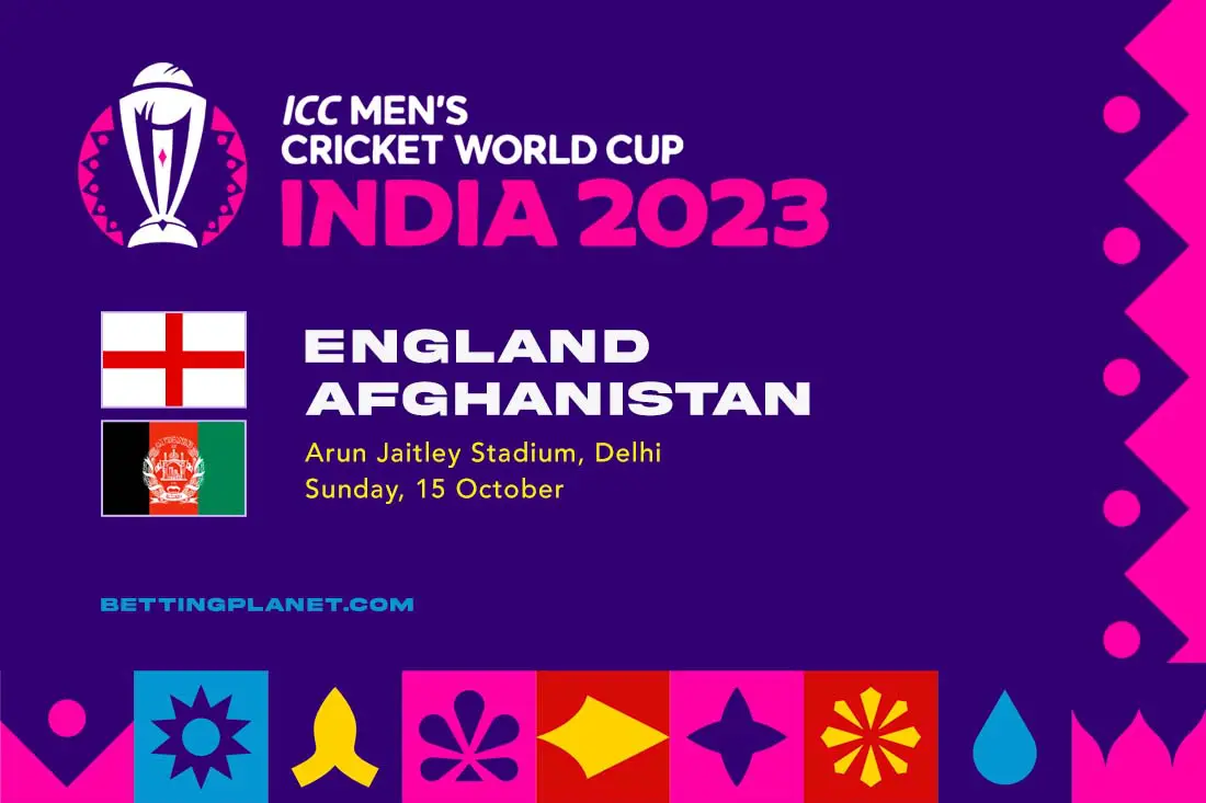 England vs Afghanistan ICC World Cup predictions & bets | 15/10