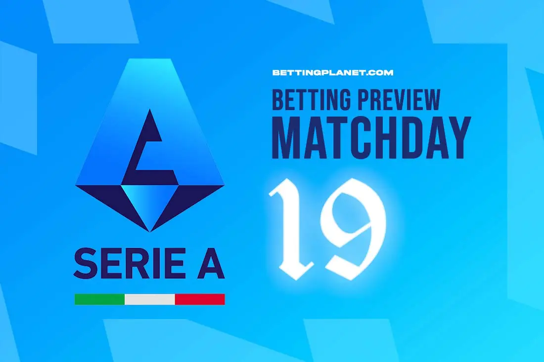 Serie A Matchweek 19 free football picks & betting predictions