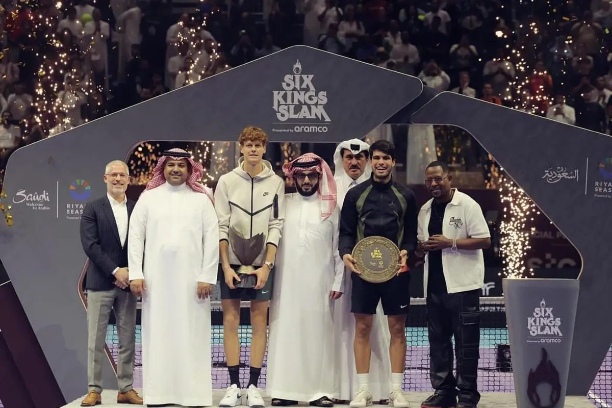 Jannik Sinner wins $6 million in Saudi Arabia exhibition